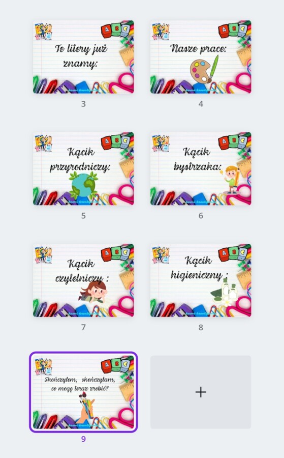 Plansze do dekoracji