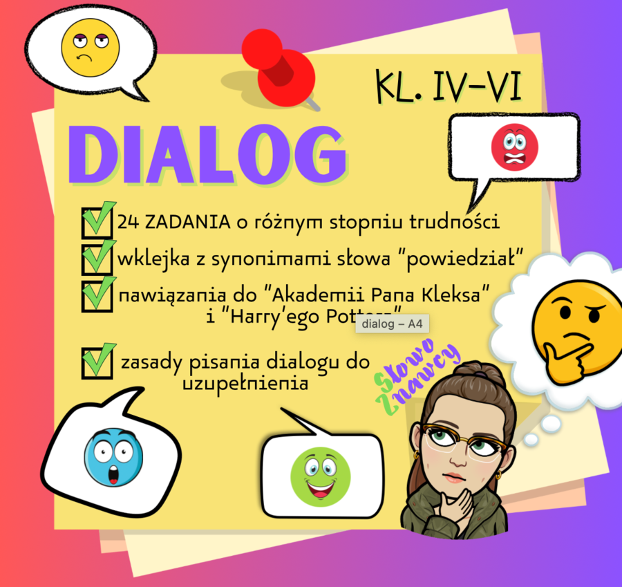 DIALOG - zadania o różnym stopniu trudności