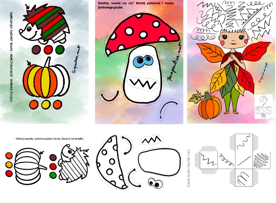 Jesienne karty pracy