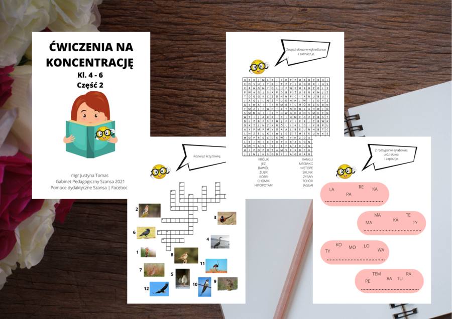 ĆWICZENIA NA KONCENTRACJĘ – KL. 4-6 CZ. 2