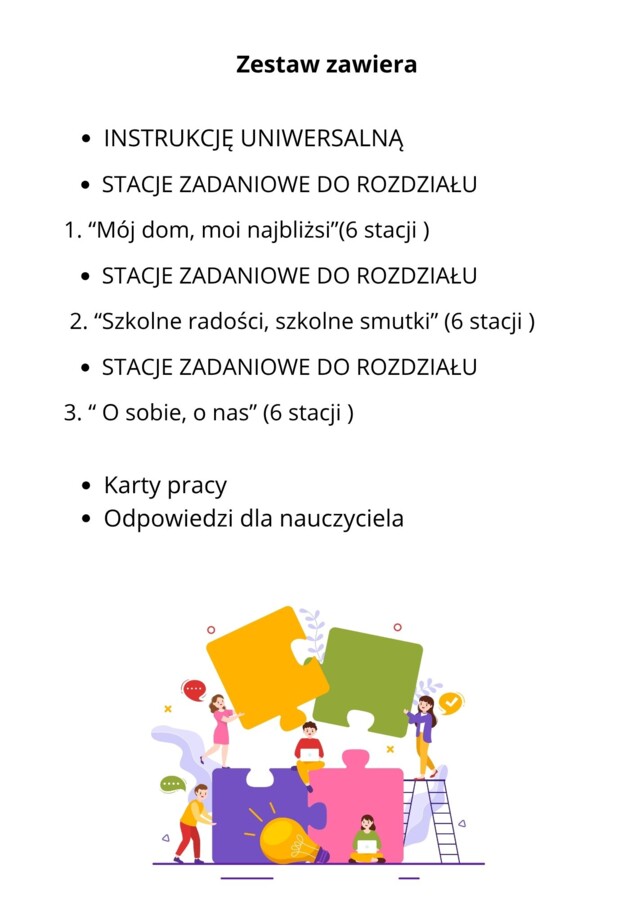Powtórki przed sprawdzianem - klasa 4 Nowa Era, STACJE ZADANIOWE