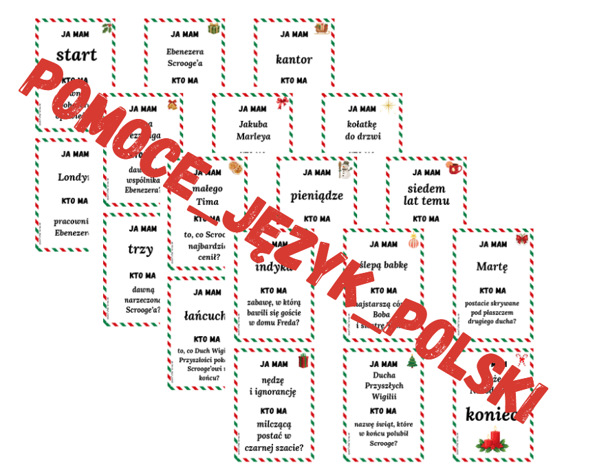 Ja mam... kto ma...? Gra dydaktyczna OPOWIEŚĆ WIGILIJNA