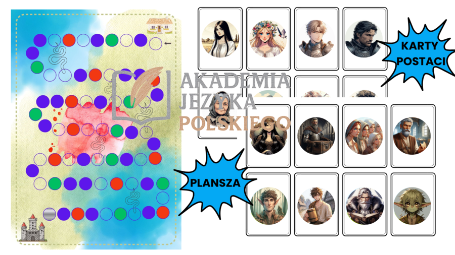 "Balladyna" gra dydaktyczna - rywalizacja