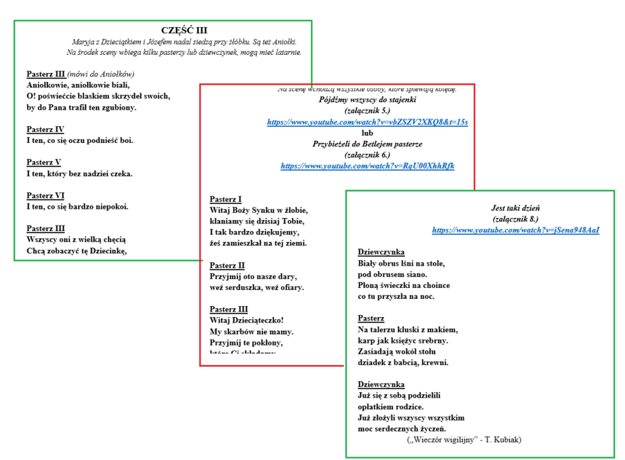 JASEŁKA - scenariusz jasełek - przedszkole, klasy 0 -3, klasy 4 - 6