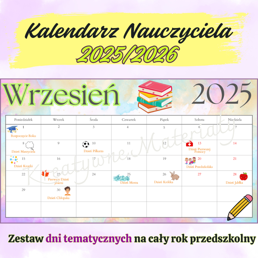 Kalendarz Nauczyciela 2025/2026
