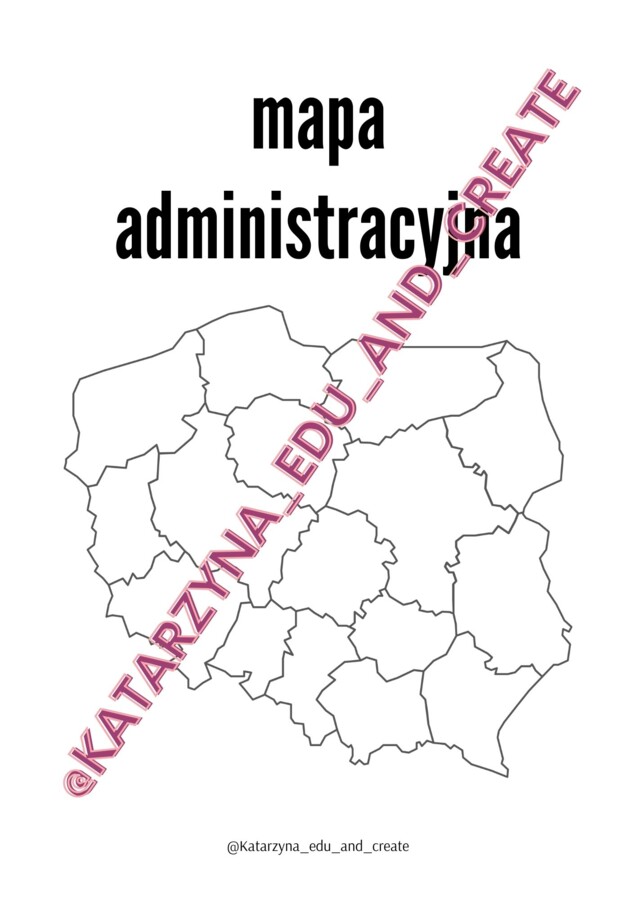 Mapy konturowe - województwa Polski