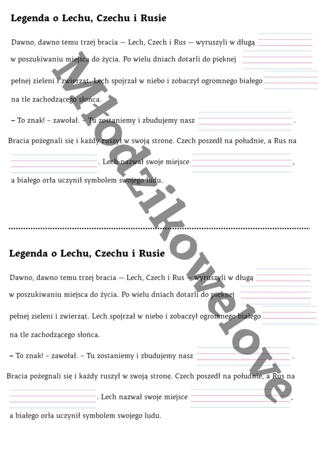 Jak powstawała Polska- legendy w wersji kieszonkowej