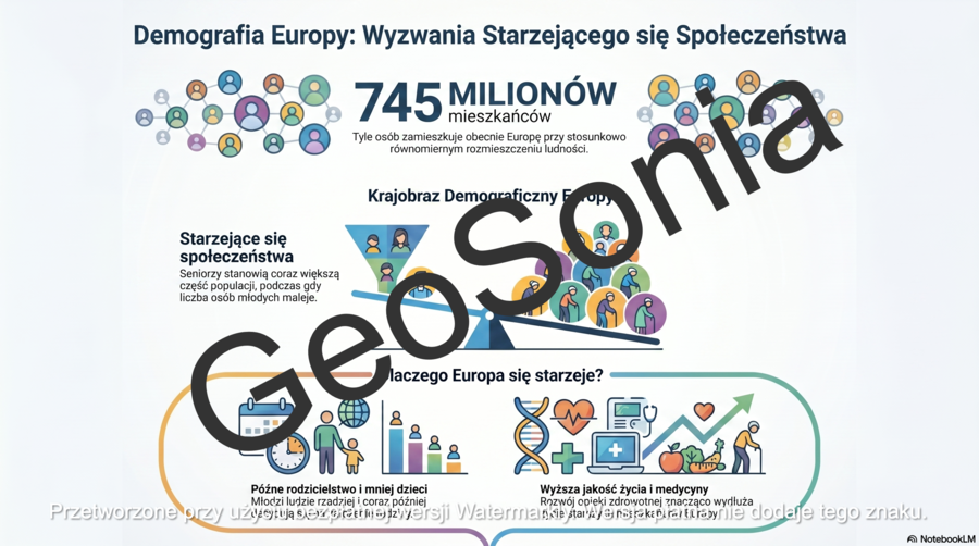 Rozmieszczenie ludności. Starzenie się społeczeństw geografia klasa 6 sketchnotka