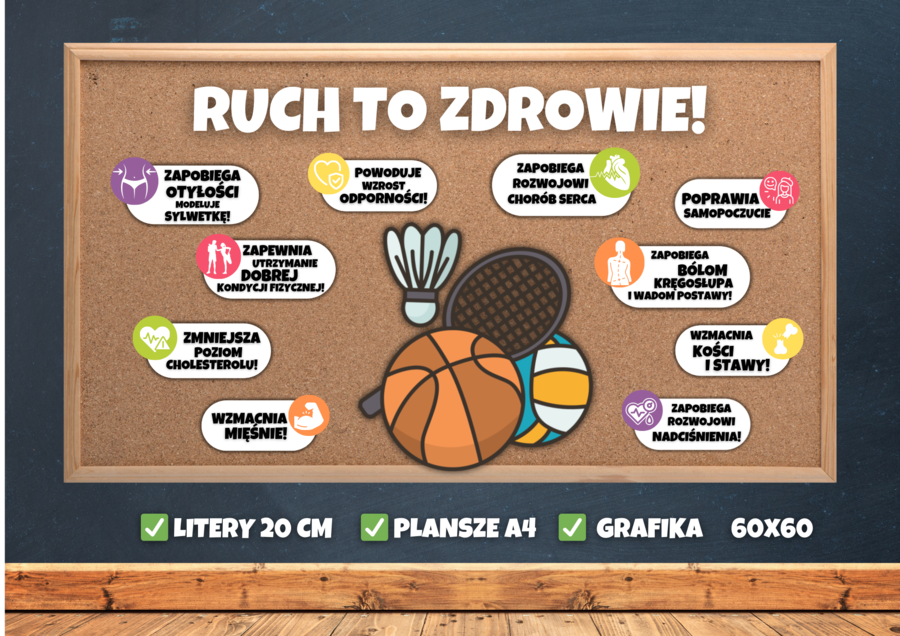 Gazetka szkolna - RUCH TO ZDROWIE!