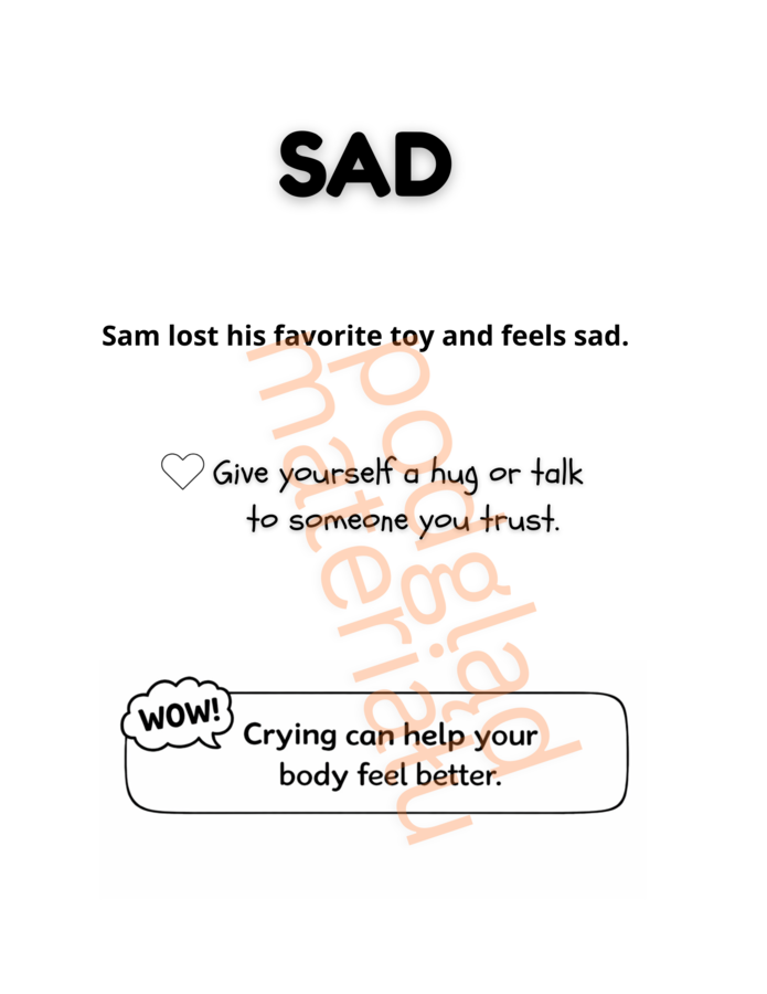 Emotions & Feelings for Kids – emocje po angielsku | kolorowanka i karty pracy PDF