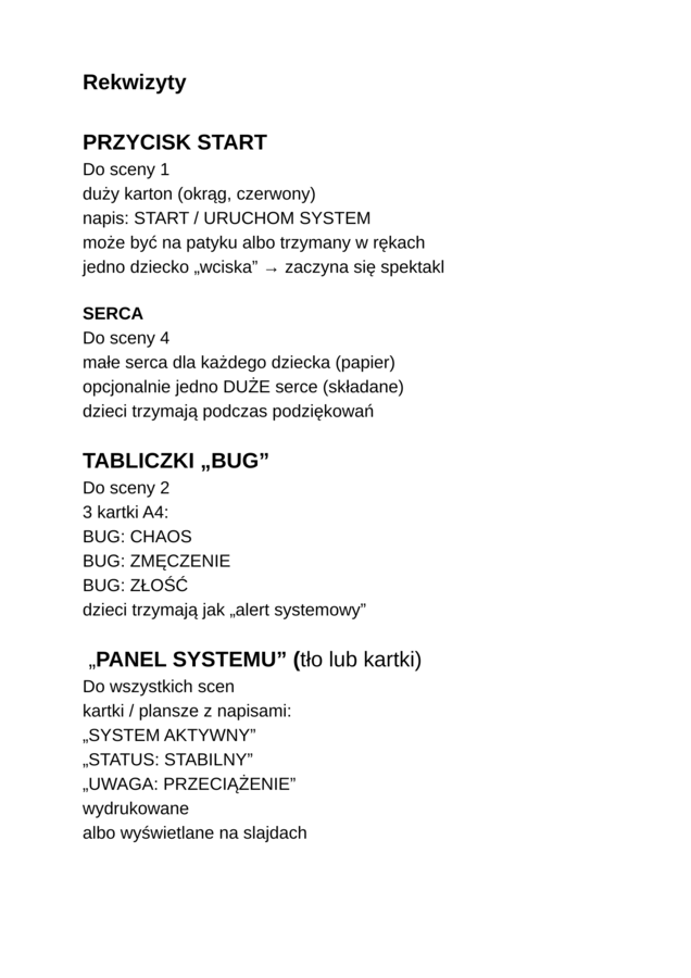 Mama 3.0 scenariusz apel Dzień Mamy