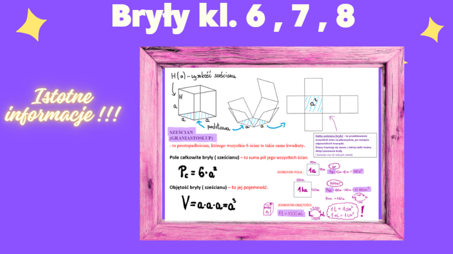 Bryły - graniastosłupy i ostrosłupy