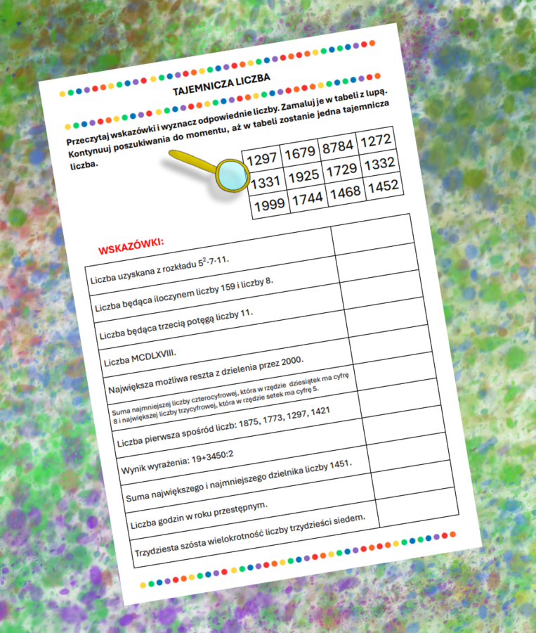 (klasa 5 klasa 6) O liczbach, w tym o liczbie taksówkowej.