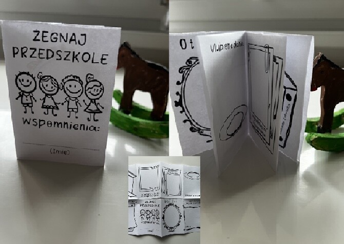 Żegnaj przedszkole - Pamiątka przedszkolaka - książeczka tworzona przez dziecko