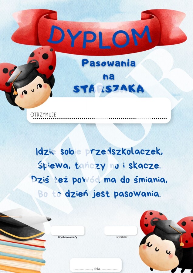 Biedronka Pasowanie na Starszaka