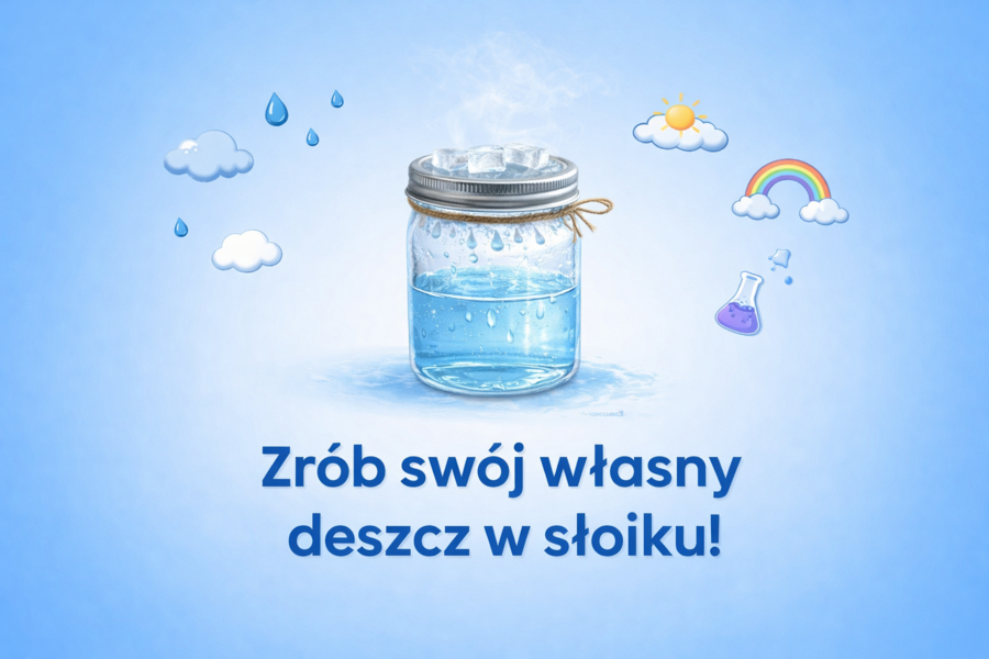 Eksperyment: deszcz w słoiku
