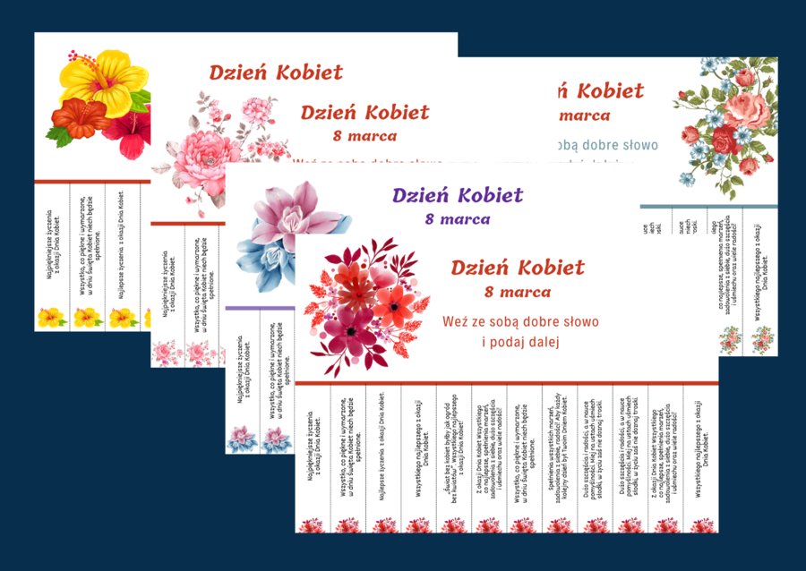 DZIEŃ KOBIET - zdania do urwania - 13 wersji