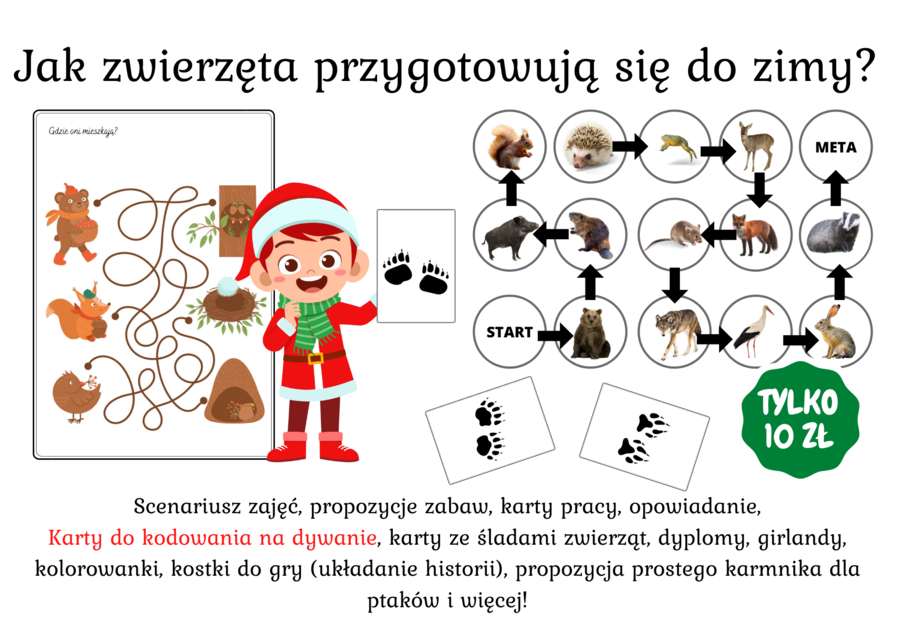 Jak zwierzęta przygotowują się do zimy?