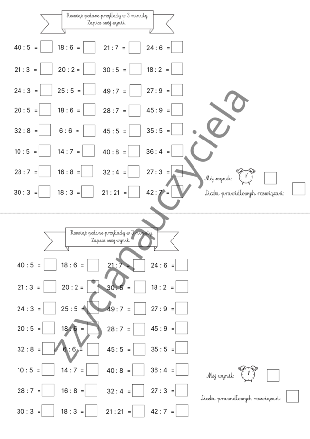 Mnożenie i dzielenie