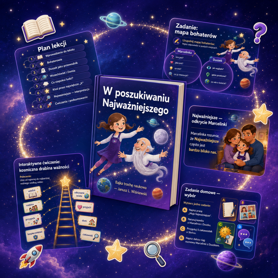 W poszukiwaniu Najważniejszego. Bajka trochę naukowa. PREZENTACJA