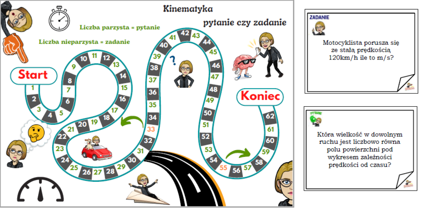 Kinematyka - pytanie czy zadanie