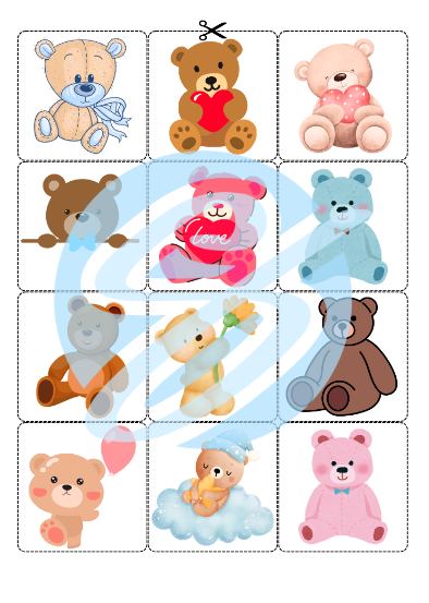 Memory "Dzień Pluszowego Misia" – Edukacyjna Gra Pamięciowa dla Przedszkolaków i Pomoc Dla Nauczycieli