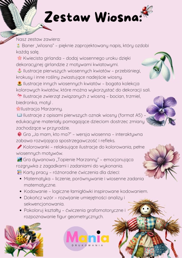 Wiosna/ Pierwszy dzień wiosny