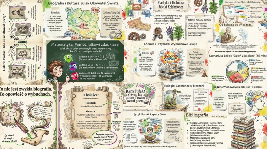 Rany Julek! Jak Julian Tuwim został poetą – Kompletny Materiał Edukacyjny PDF