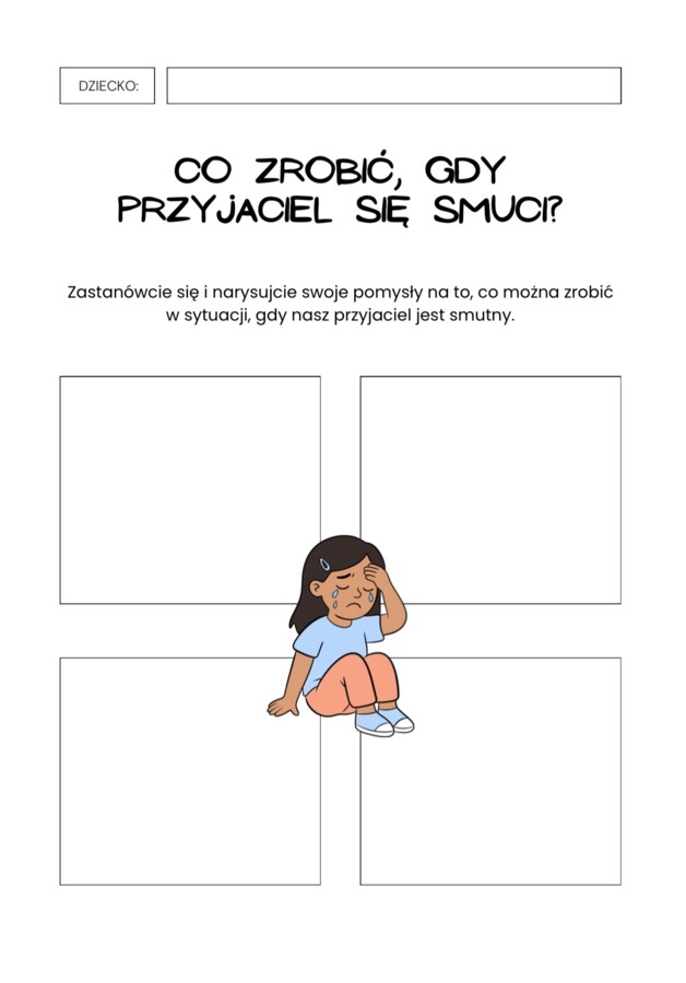 Emocje - karty pracy