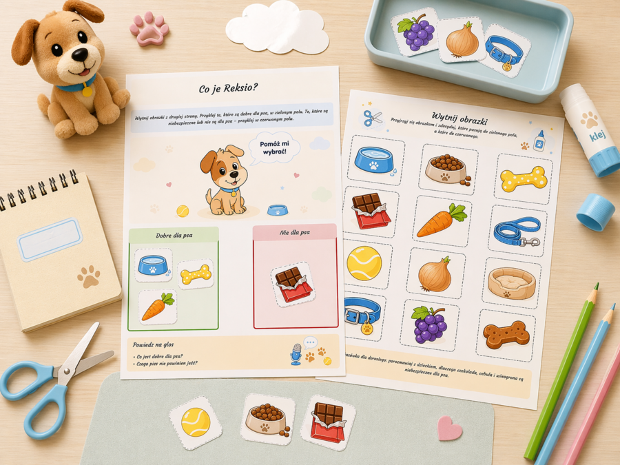 Co je Reksio? Dopasowywanie obrazków