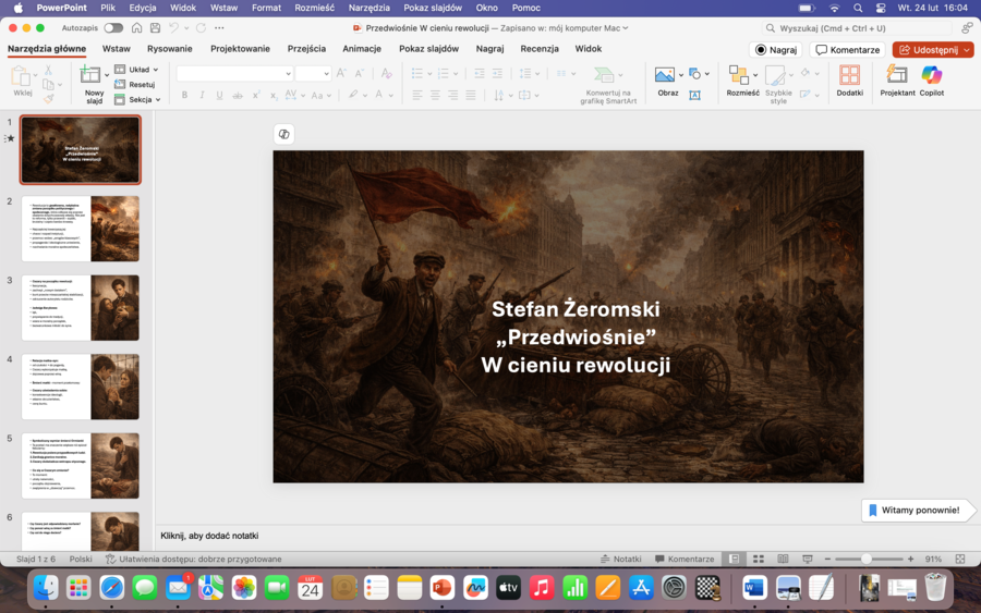 Przedwiośnie w cieniu rewolucji