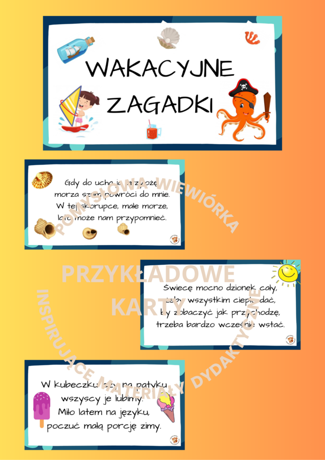 WAKACYJNE ZAGADKI