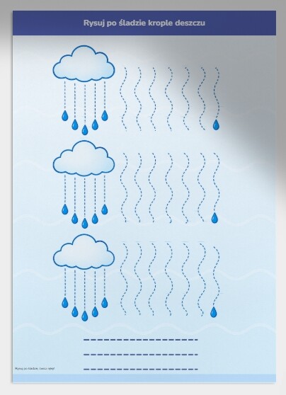 Karty pracy „Deszczowa pogoda”