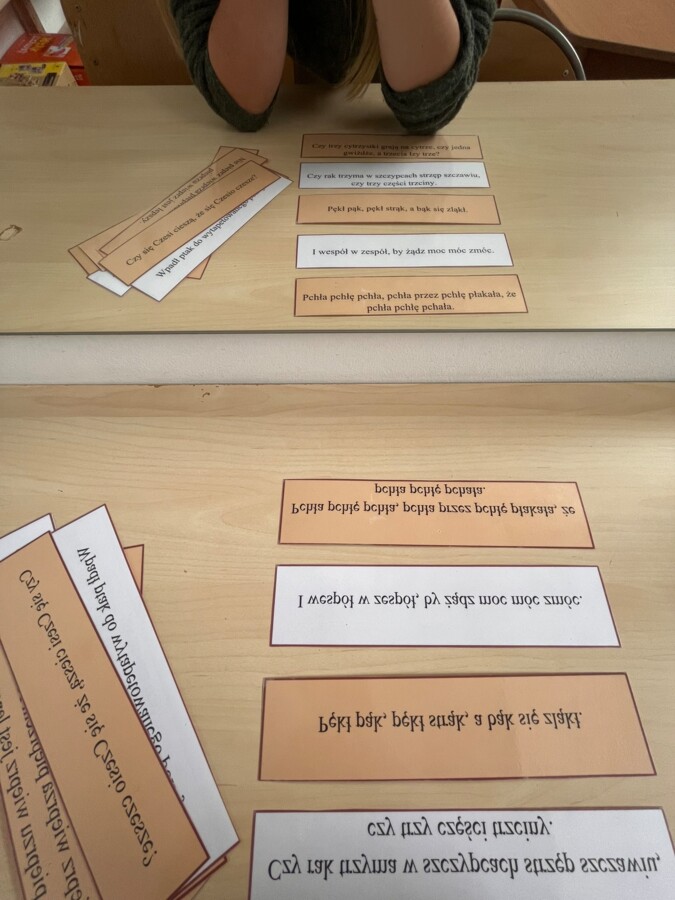 Łamańce językowe - zestaw zdań