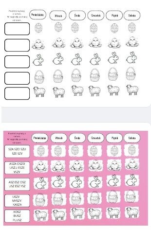 Wielkanocny planer mowy