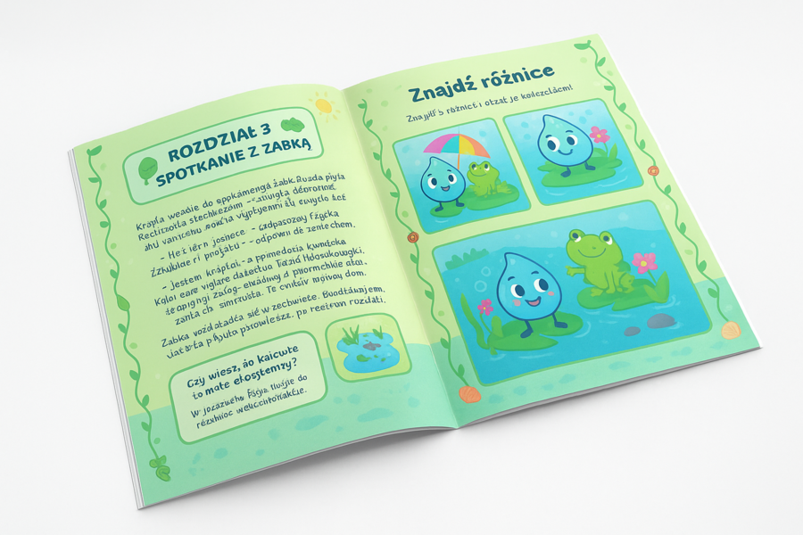 Książeczka „Przygody Kropli”