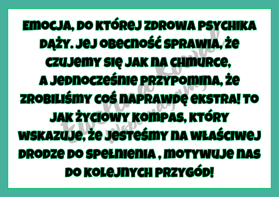 Emocje wokół nas - gazetka tematyczna