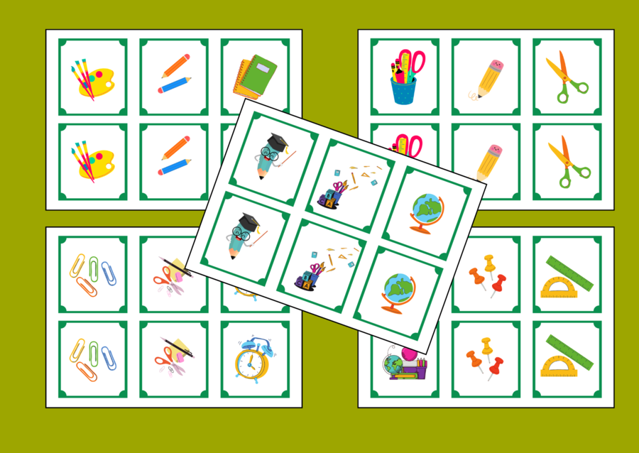 POWRÓT DO SZKOŁY - szkoła – memory – 30 szt.