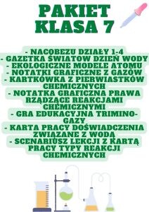Zestaw chemia klasa 7 - pomoce dydaktyczne