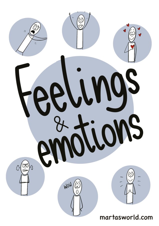 🌟 **"Feelings & Emotions" – edukacyjny materiał wizualny!** 🌟