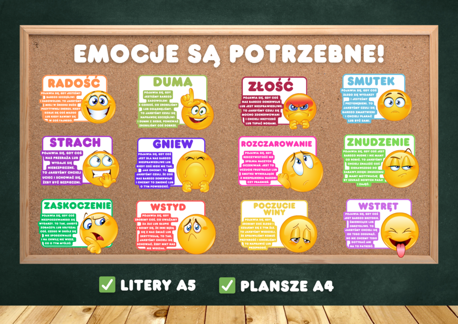 EMOCJE SĄ POTRZEBNE! - Gazetka szkolna/przedszkolna