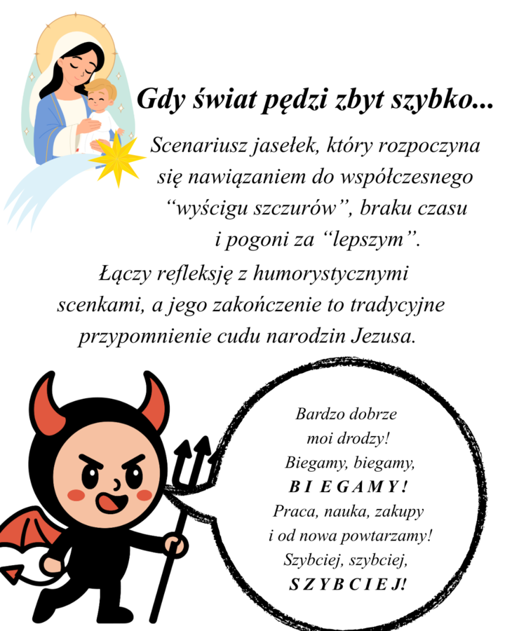 Scenariusz jasełek- przedstawienie dla starszych grup przedszkolnych i uczniów szkół podstawowych