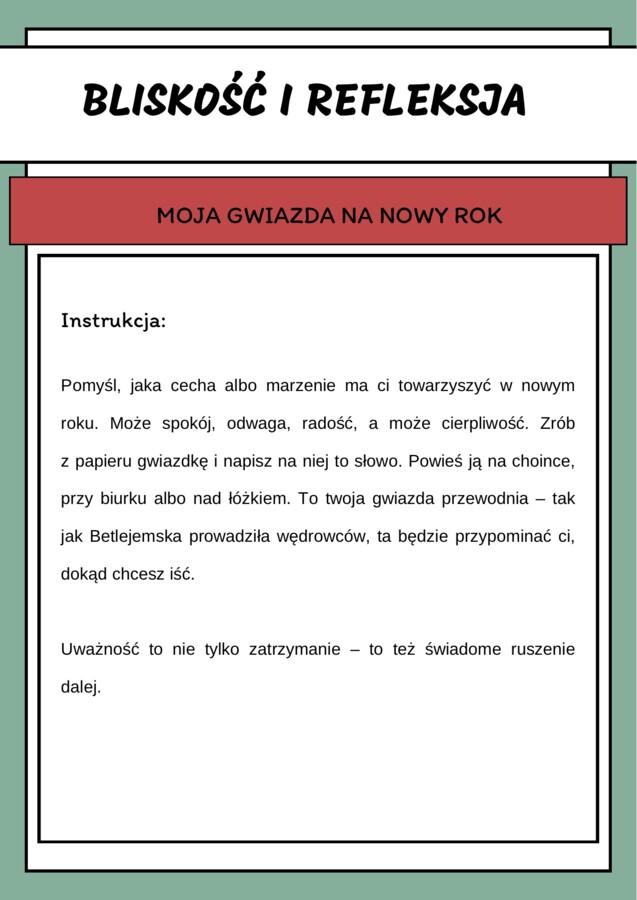 Grudniowe zaklęcia uważności