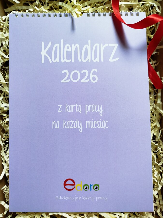 Kalendarz 2026 z kartą pracy na każdy miesiąc. Dni nietypowe.