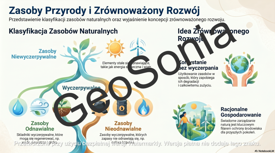 Racjonalne gospodarowanie zasobami przyrody biologia klasa 8 sketchnotka