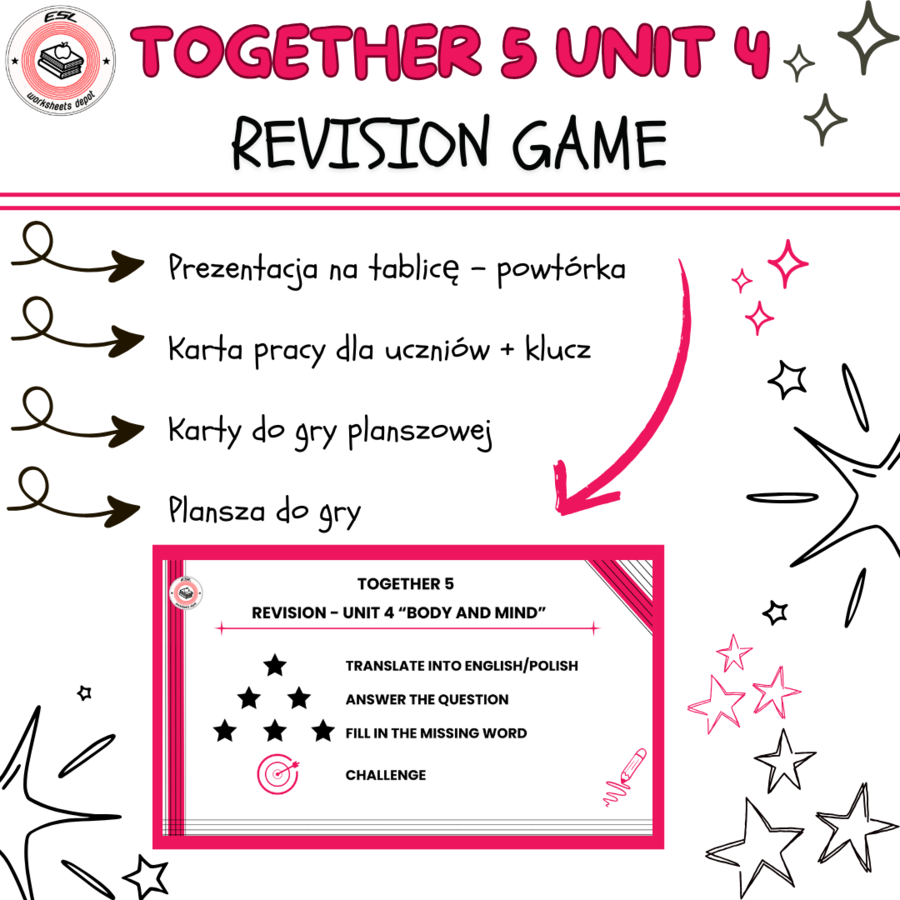 Together 5 Unit 4 Revision Game