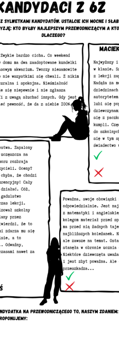 WYBIERAMY KLASOWY SAMORZĄD-INTEGRACJA, ODPOWIEDZIALNOŚĆ, ZABAWA. SCENARIUSZ CYKLU ZAJĘĆ WYCHOWAWCZYCH DLA KLAS 4-8 .