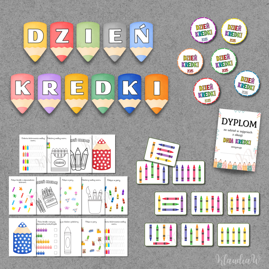 Dzień Kredki - zestaw