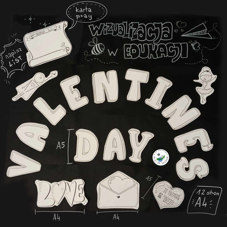 VELENTINE'S DAY - gazetka ścienna