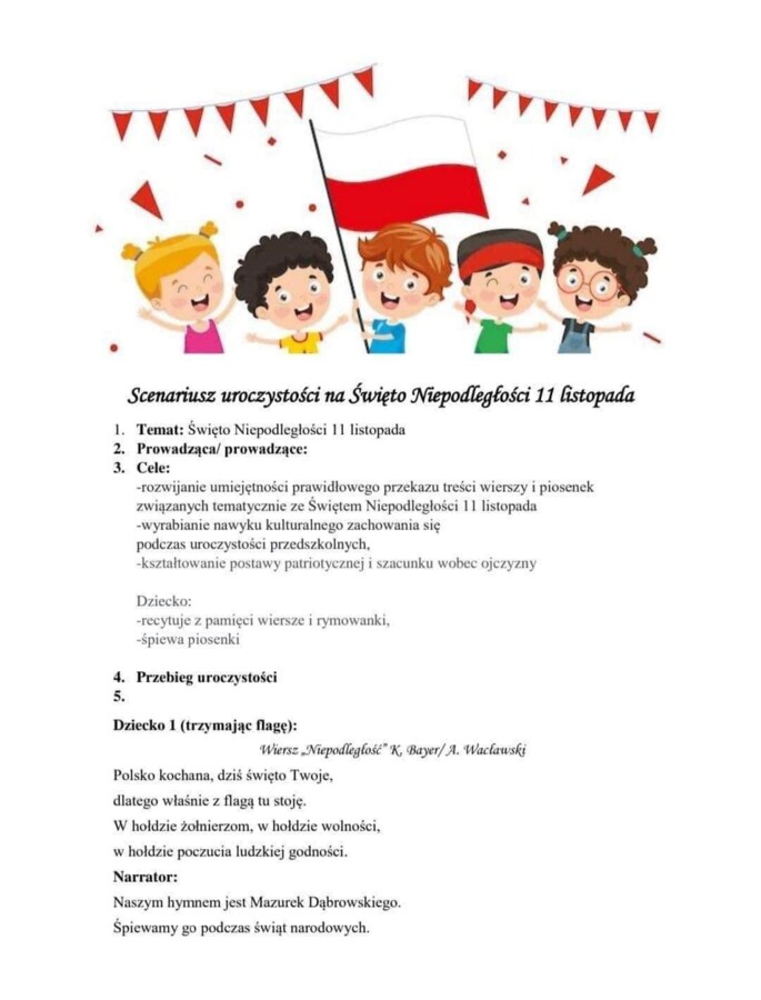 2 SCENARIUSZE NA 11 LISTOPADA